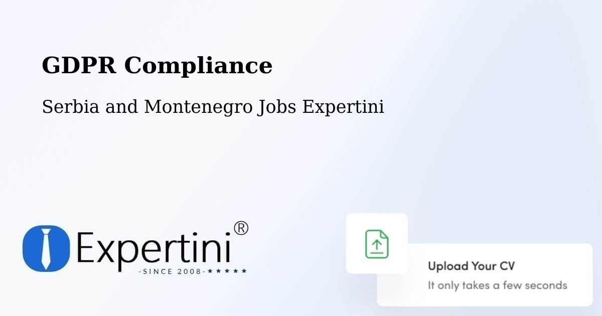 EU GDPR Compliance Statement – Pointe Du Lac - Serbia and Montenegro Jobs Expertini